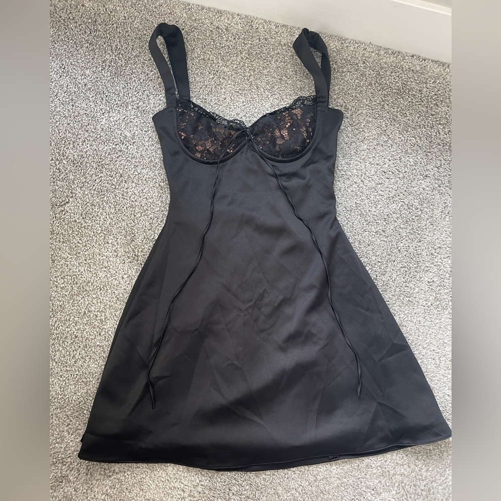 House of CB Adriana Black Dress